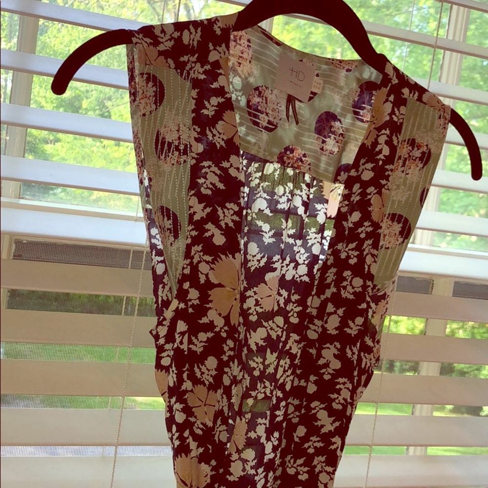 HD cute flower blouse SZ 06